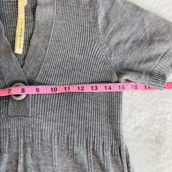 ANTHROPOLOGIE UNCLE FRANK WMNS KNIT SWEATER SLIP ON DRESS SIZE SMALL GRAY - Picture 10 of 11